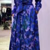 VESTITO LUNGO STAMPA MILITARE