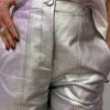 PANTALONE ECOPELLE SILVER