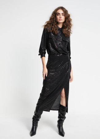 VESTITO MAGLIA PAILETTES