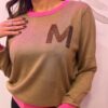 MAGLIONE CON LOGO IN STRASS