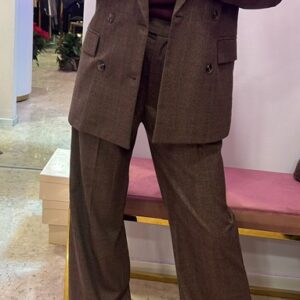 PANTALONE LARGO A QUADRI