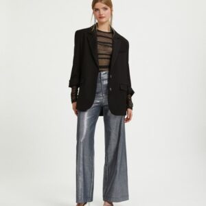 PANTALONE LARGO ARGENTO