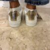 SNEAKERS BIANCA DETTAGLI ORO