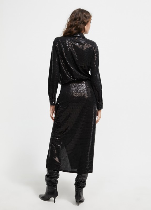 VESTITO MAGLIA PAILETTES