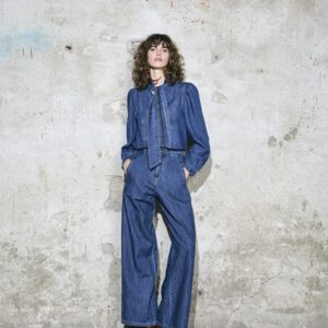 CAMICIA JEANS FIOCCO