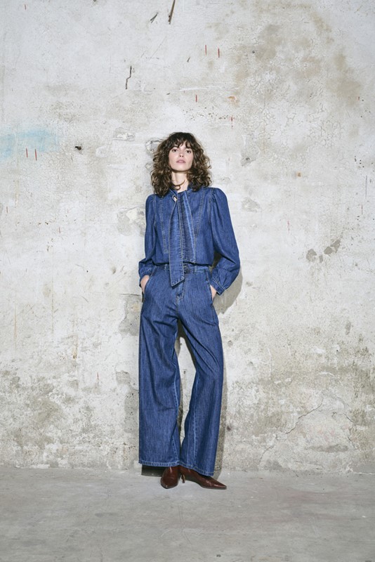 CAMICIA JEANS FIOCCO