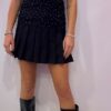 TOP VELATO CON STRASS