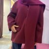 CAPPOTTO CORTO SCIARPA MISTO LANA