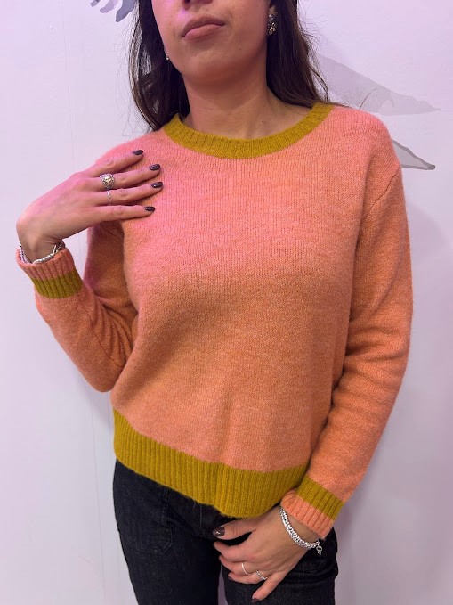MAGLIA GIROCOLLO MISTO LANA