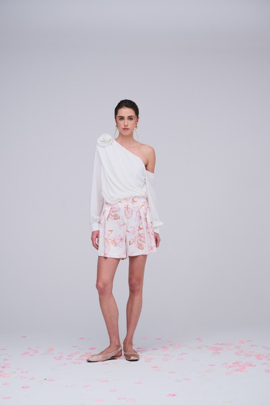 BLUSA MANICA LUNGA SPALLA SCOPERTA