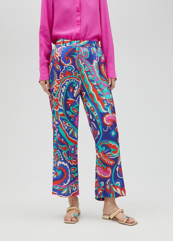 PANTALONI STAMPA PAISLEY