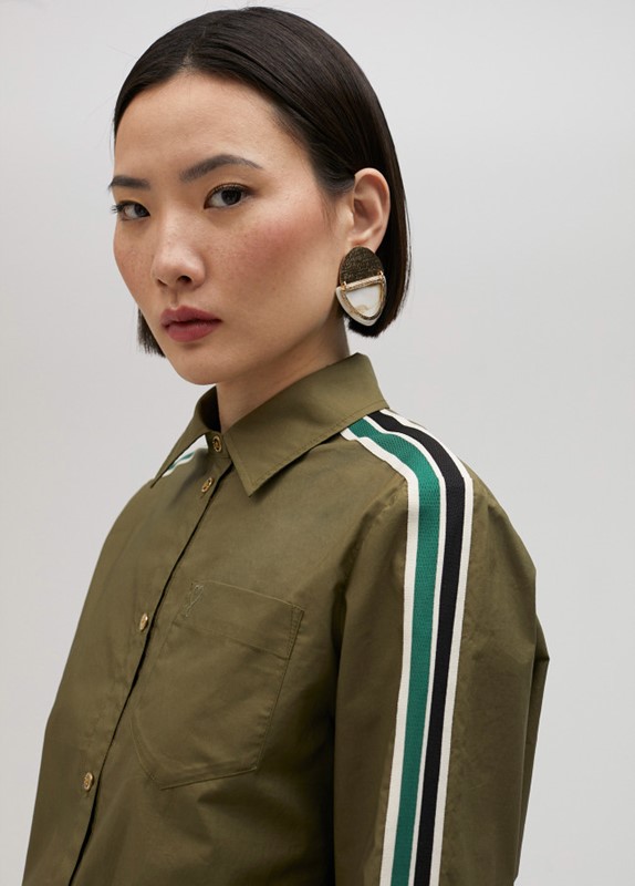 CAMICIA POPELINE CON ELASTICO