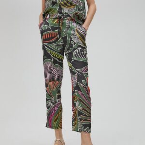 PANTALONI JOGGER STAMPA FLOREALE