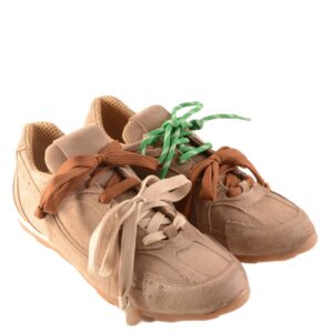 SNEAKERS DOPPIO LACCIO IN PELLE