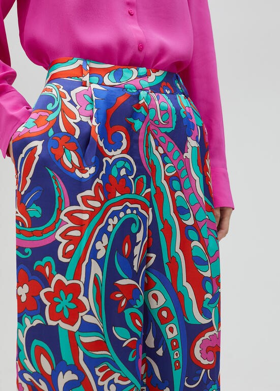 PANTALONI STAMPA PAISLEY