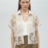 CAMICIA CORTA TRAFORATA