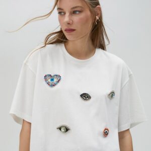 MAGLIETTA DETTAGLIO STRASS