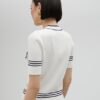 PULLOVER MANICHE CORTE BICOLORE