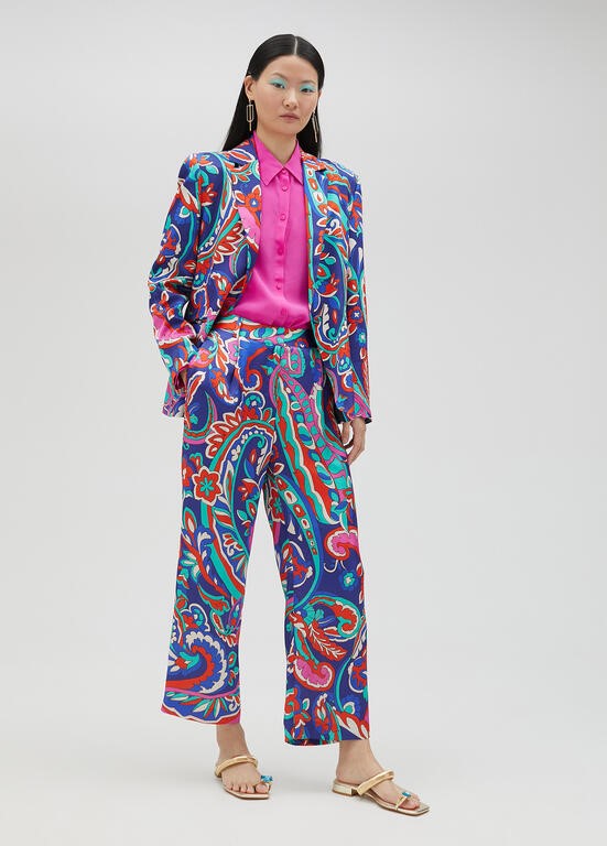 PANTALONI STAMPA PAISLEY