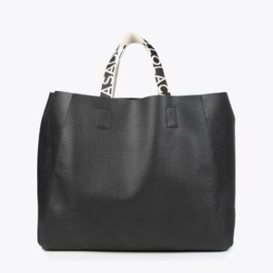 BORSA SHOPPER MANICI LOGO