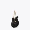 MINI BORSA SATINATA CON FIOCCHI LATERALI