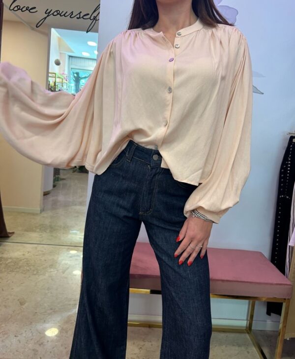 BLUSA OVER MANICA PALLONCINO