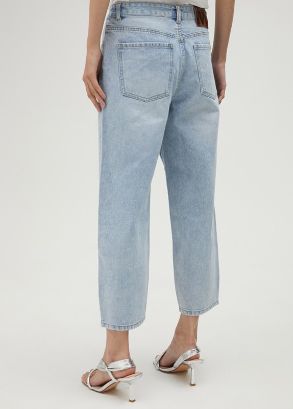JEANS CON STRASS