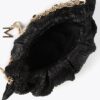 MINI BORSA SATINATA CON FIOCCHI LATERALI