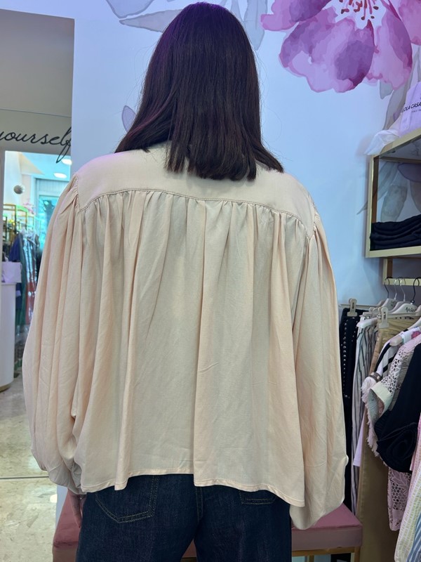 BLUSA OVER MANICA PALLONCINO
