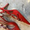 SLINGBACK FIBBIE IN PELLE