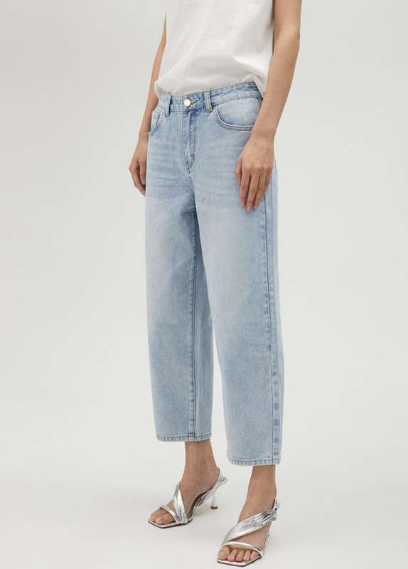 JEANS CON STRASS