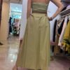 ABITO FASCIA A PIEGHE 100% COTONE