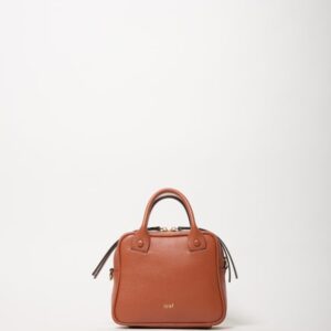 BAULETTO PELLE MARTELLATA CON TRACOLLA