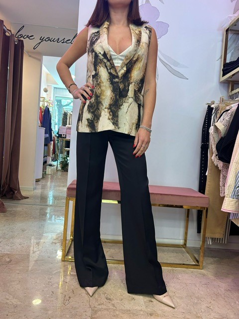 PANTALONE LARGO VISCOSA E LINO