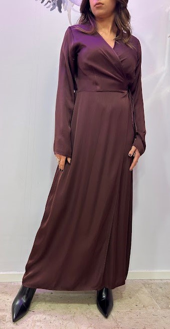 ABITO LUNGO VISCOSA SCOLLO V