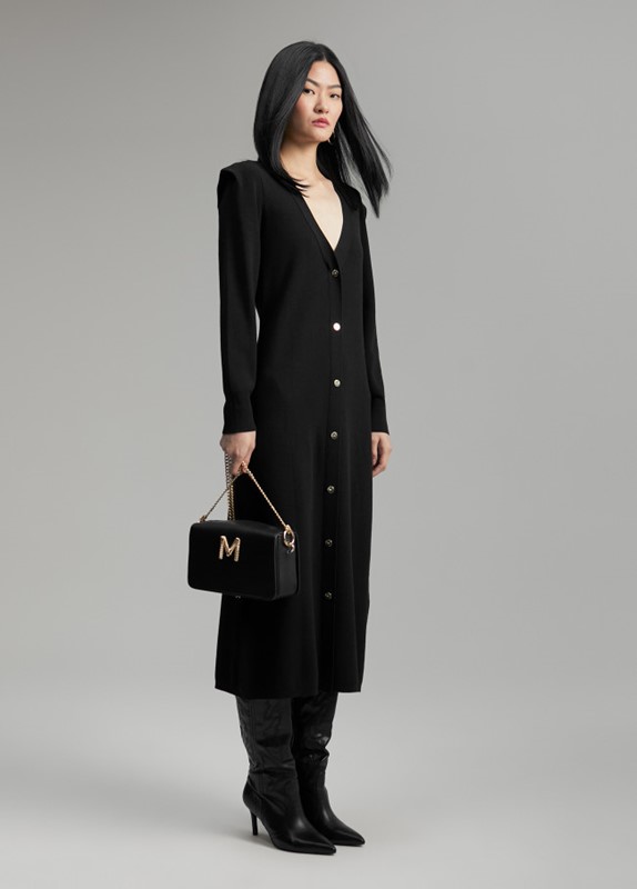 VESTITO IN MAGLIA CON SPALLINE