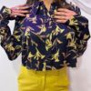 CAMICIA CORTA FIORATA