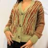 CARDIGAN BOTTONI ZEBRATO