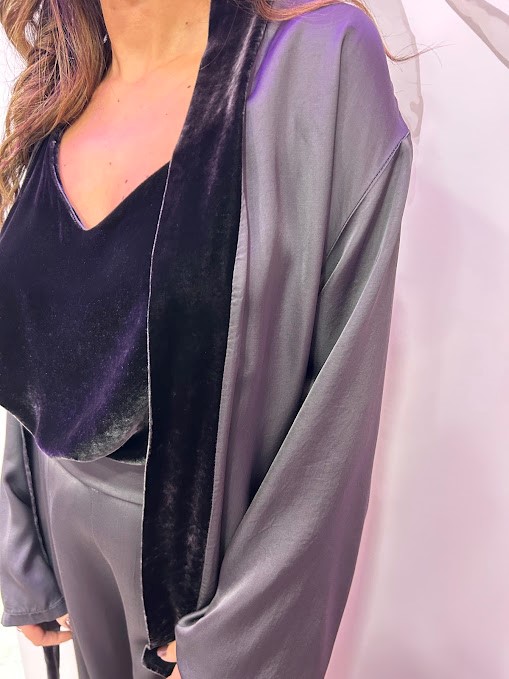 GIACCA KIMONO CON CINTURA