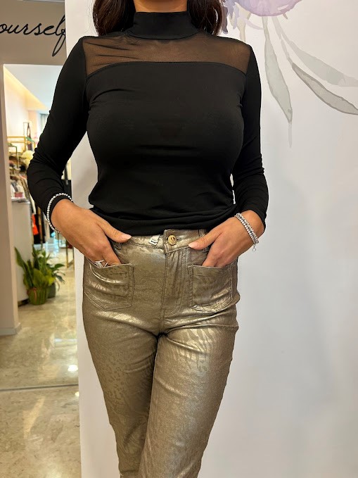 PANTALONI STAMPA ANIMALIER