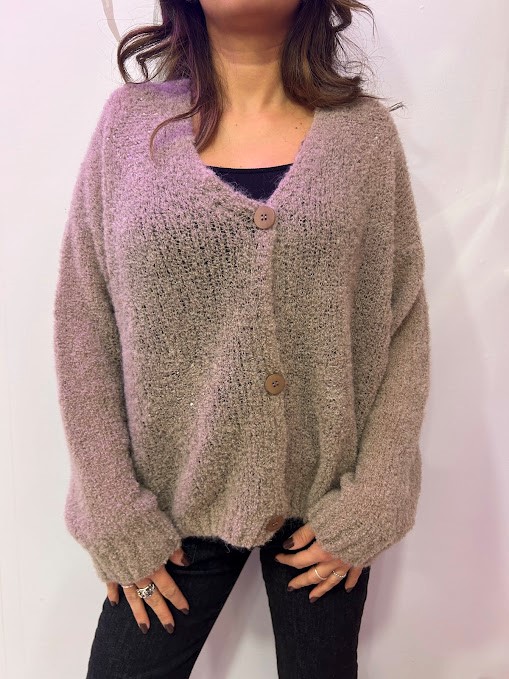 CARDIGAN BOTTONI PAILETTES