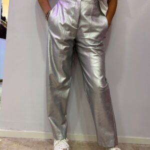CE4F36D505CB893B4035B9E2214C2BB3_ PANTALONE ECOPELLE SILVER