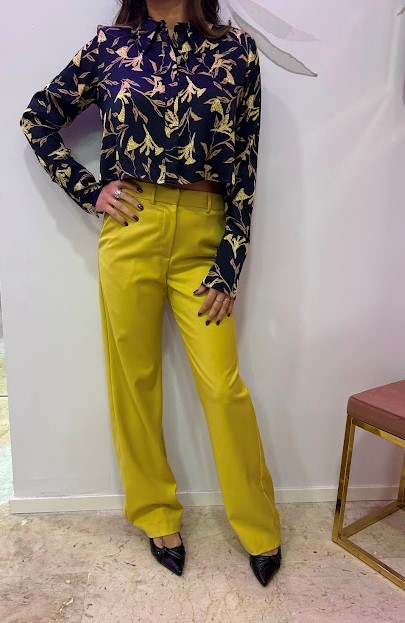 CAMICIA CORTA FIORATA