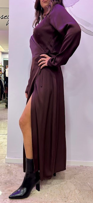 ABITO LUNGO VISCOSA SCOLLO V