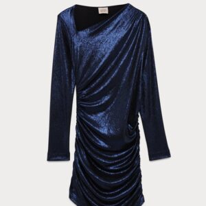 ABITO CANGIANTE CON ARRICCIATURE