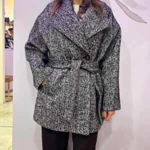 CAPPOTTO CORTO SPIGATO MISTO LANA