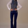 JEANS FLARE NO SECRETS BOTTONI