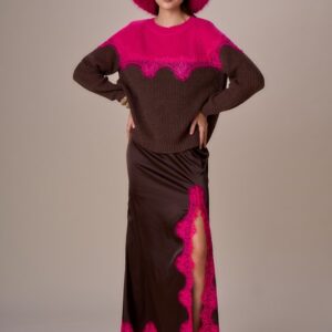 MAGLIA BICOLOR PIZZO