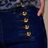 JEANS FLARE NO SECRETS BOTTONI