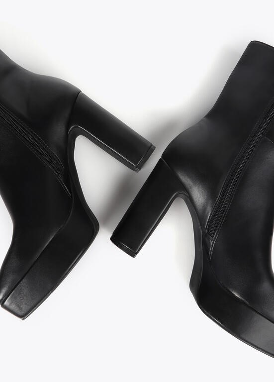 STIVALETTO CON ZEPPA ECO PELLE O SUEDE